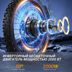 FVKING E6 Electric Bike Adults 3000W Peak Gear Hub Motors Electric Motorcycle 52V40AH Battery Speed 60Kmh Mountain E-bikes GT73