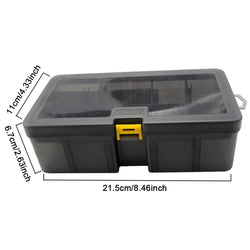 Portable Lure Tackle Box Removable Plastic Fishing Tackle Box Fake Bait Hook Fishings Gear Tool Storage Box For Fishing Bait