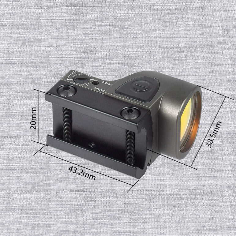 Tactical RM S Red Dot Sight Collimator Reflex For GLOCK 17 Scope Optics Riflescope Fit Airsoft Weapons 20mm Rail Hunting