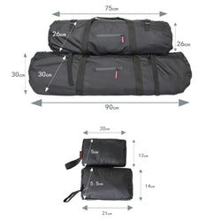 Large Capability Folding Tent Storage Carry Bag Waterproof Luggage Pouch Pack For Hiking Camping Picnic Organizer Walking Holder