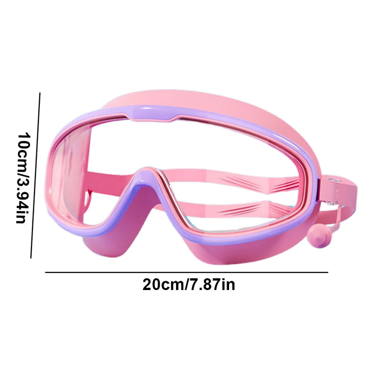 1-5PCS Swim Goggles Anti Fog Swimming Goggles Waterproof HD Swim Glasses Large Frame UV Protection Swim Goggles for Boys Girls