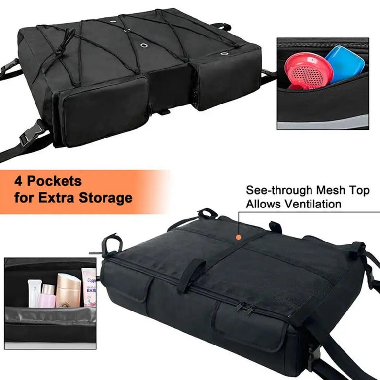 T-Top Bag 600D Oxford Fabric Large Capacity Stable Windproof Yachts Pouch Boat Storage Accessories Safety Gear Holder For