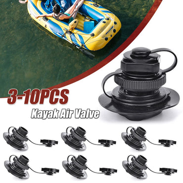 3-10PCS Inflatable Boat Kayak Air Valve Nozzle Cap Airbed Air Mattress Valves Adapters Inflatable Boat Repair Parts Fittings