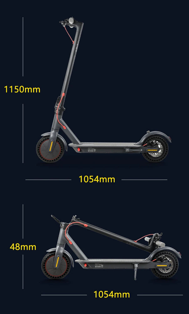 Mankeel MK085 Pro Adult Electric Scooter 350W 19MPH Top Speed Dual Shock Absorption 19Miles Range Smart APP 10inch E Scooter