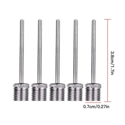 5/10/20pcs Sport Ball Inflating Pump Needle For Football Basketball Soccer Inflatable Air Valve Adaptor Stainless Steel Pump Pin