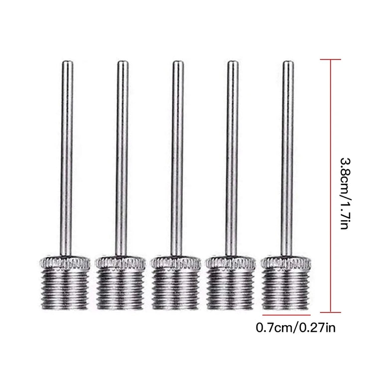 5/10/20pcs Sport Ball Inflating Pump Needle For Football Basketball Soccer Inflatable Air Valve Adaptor Stainless Steel Pump Pin