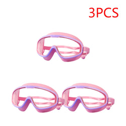 1-5PCS Swim Goggles Anti Fog Swimming Goggles Waterproof HD Swim Glasses Large Frame UV Protection Swim Goggles for Boys Girls