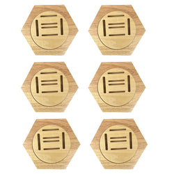 6pcs Medal Display Hanger Rack Creative Decoration Hexagon Honeycomb Medal Storage Holder Case for Sports Events