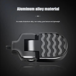 Electric Mountain Bicycle Folding Footrest Bike Rear Pedals Strong Load Capacity Foot Pegs Rear Pedals Cycling Accessories