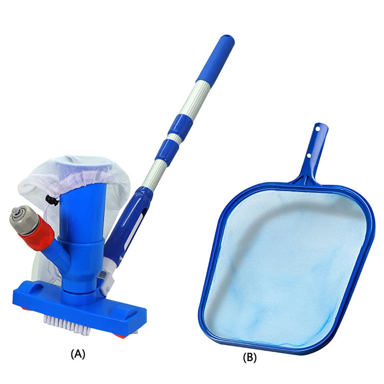 Portable Pool Cleaner  Common Shallow Water Leaf Net Maintenance Kit Gym Swimming Pool Cleaning Tools For Pond Fountain Pool