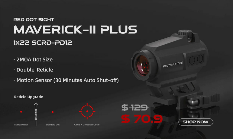 Vector Optics Veyron 3-12x44 SFP Riflescope | Ultra Compact Design |  long Range Adjustment | Zero Stop Function | For Airgun