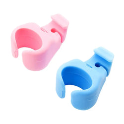 Silicone Personal Fan Clip For Parasol Handheld Personal Fan Holder  blue/pink Multipurpose Clip Parasol Handheld Electric Fan
