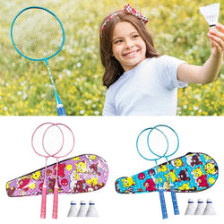 portable Badminton Set 1 Pair Lightweight Backyard Games Badminton With Carrying Bag And 3 Badminton Balls Team Sports Equipment