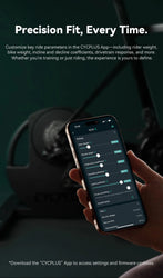 CYCPLUS R200 Smart Bike Trainer 2200W Max Power Support  ANT+ & BLE 5.0 Exercise Bike Roller Indoor Training for Home Exercise