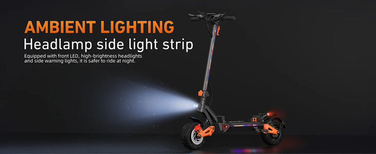Dual Motor Adult Dual Shock-Absorbing Electric Scooter Long Endurance Double Rocker Arm Commuter Off-Road E-Scooter