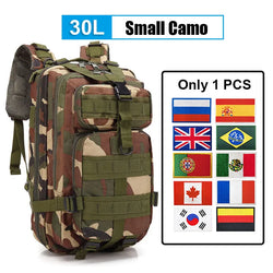 30L/50L Multifunctional Bag Military 900D Military Hiking Bag Waterproof Rucksacks Army Outdoor Camping Trekking Hunting Bag