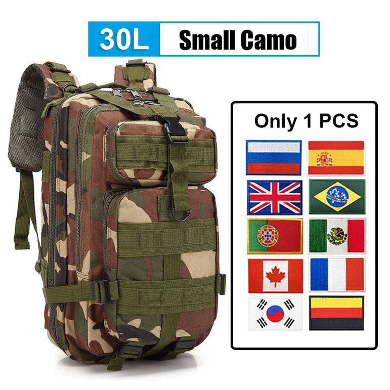 30L/50L Multifunctional Bag Military 900D Military Hiking Bag Waterproof Rucksacks Army Outdoor Camping Trekking Hunting Bag