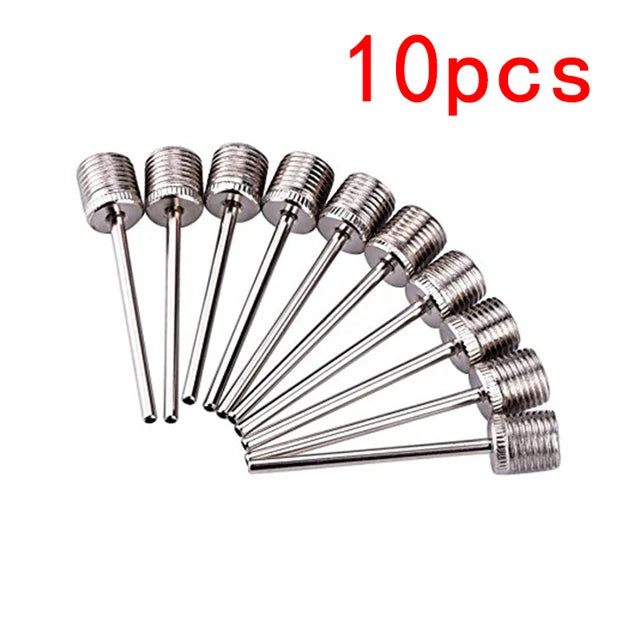 5/10/20pcs Sport Ball Inflating Pump Needle For Football Basketball Soccer Inflatable Air Valve Adaptor Stainless Steel Pump Pin