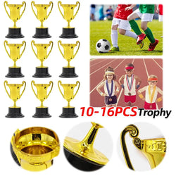 Gold Small Trophy Cups for Kids Plastic Golden Award Trophy Cup Gold Participation Trophy Cup For Party Favors Props Rewards