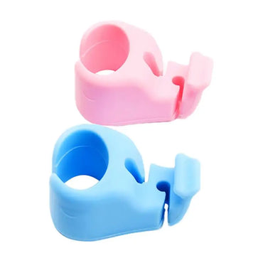 Silicone Personal Fan Clip For Parasol Handheld Personal Fan Holder  blue/pink Multipurpose Clip Parasol Handheld Electric Fan