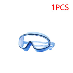 1-5PCS Swim Goggles Anti Fog Swimming Goggles Waterproof HD Swim Glasses Large Frame UV Protection Swim Goggles for Boys Girls