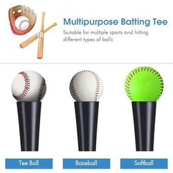Portable Stand Base Tee Heavy Duty Baseball & Softball Batting Tees Stand Base Tee Softball Training Equipment Portable Batting