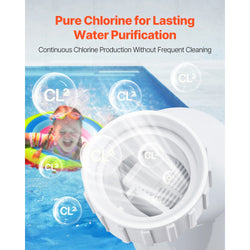 VEVOR Salt Water Chlorinator System Fits for Hayward W3T-Cell-9 (T9) Pool Cell Salt Water System for In-Ground Swimming Pools