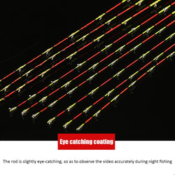 0.5mm Half Full Titanium Alloy Raft Tip Repair Refit Replacement LED Fishing Rod Tip Fishing Tackle Pole Accessories