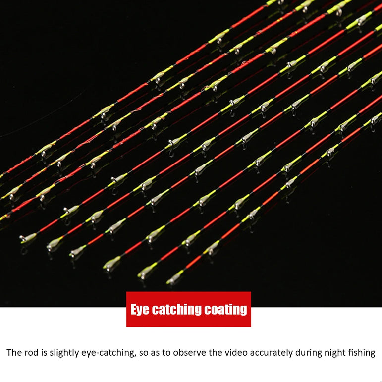 0.5mm Half Full Titanium Alloy Raft Tip Repair Refit Replacement LED Fishing Rod Tip Fishing Tackle Pole Accessories
