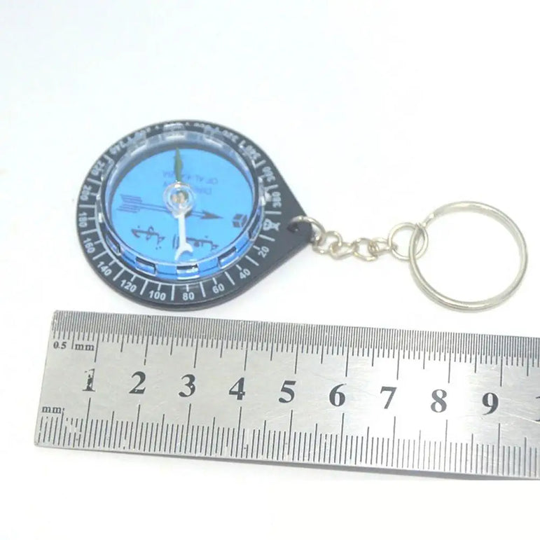 Muslim Qibla Compass Portable Outdoor Compasses For Hiking Direction Eid Pray Keychain For Camping Exploring Mountaineering