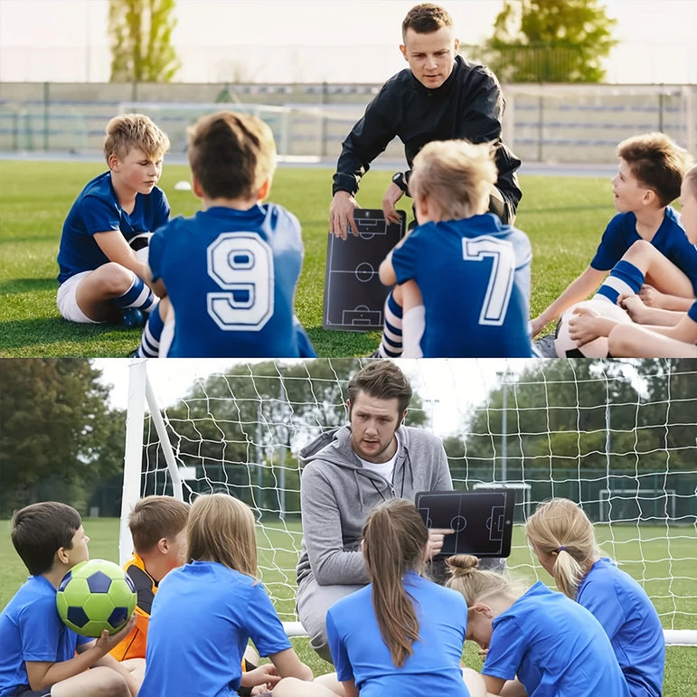 16 Inch LCD Electronic Football Tactical Board with Pen Soccer Coaching Board for Football Coach Marker Training Writing Tablet