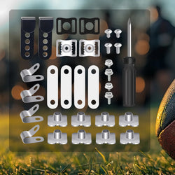 31Pcs Hockey Helmet Replacement Parts Hockey Helmet Repair Kit Sports Helmet Repair Kit for Youth Adults Hockey Baseball Sports