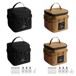SUNDICK Outdoor Camp Spice Bottle Portable with Storage Bag Kitchen Seasoning Boxes Multifunctional Lightweight Camping Supplies