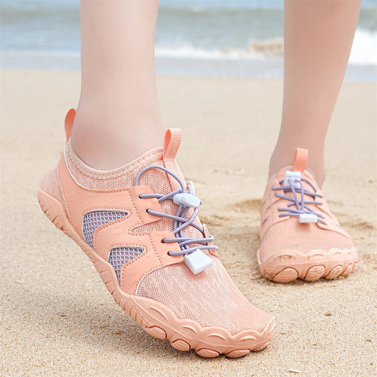 Women Men Water Shoes Five Fingers Upstream Wading Swimming Barefoot Aqua Shoes Beach Seaside Gym Fitness Unisex Sneakers New