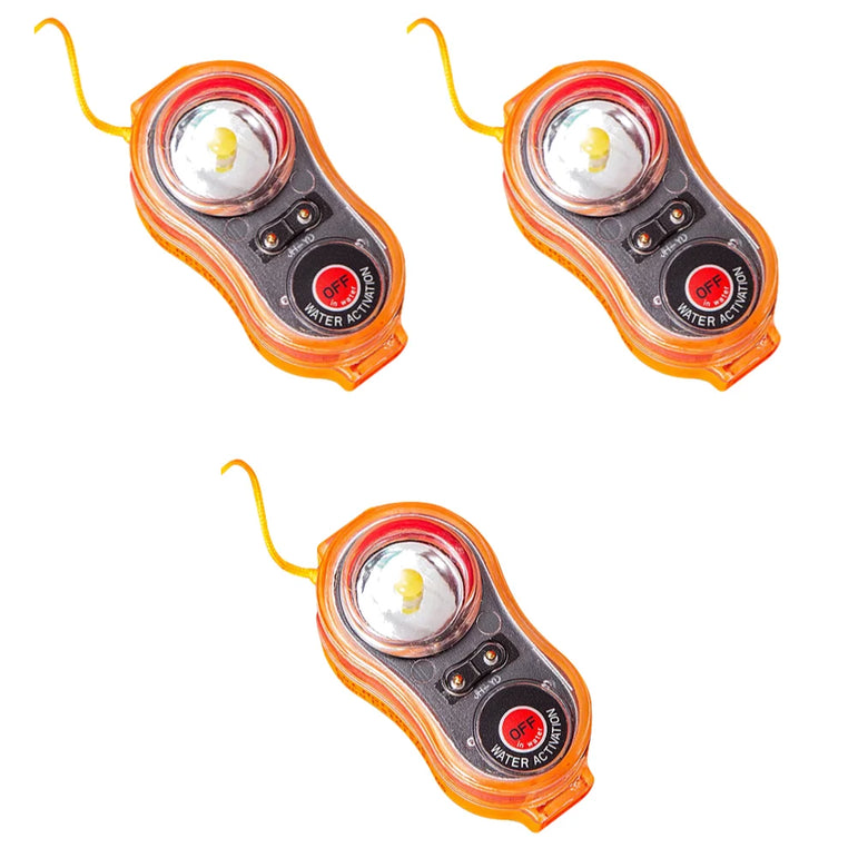 5-1pcs Surfing Life Jacket Light LED Lithium Lamp Position Indicator Self-Lighting Swimming Life Vest Emergency  Lamp