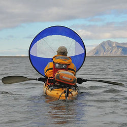 Kayak Downwind Wind Sail Paddle Inflatable Canoe Boats Drifting Wind Sail With Clear Window Boat Folding Thrusters Accessory