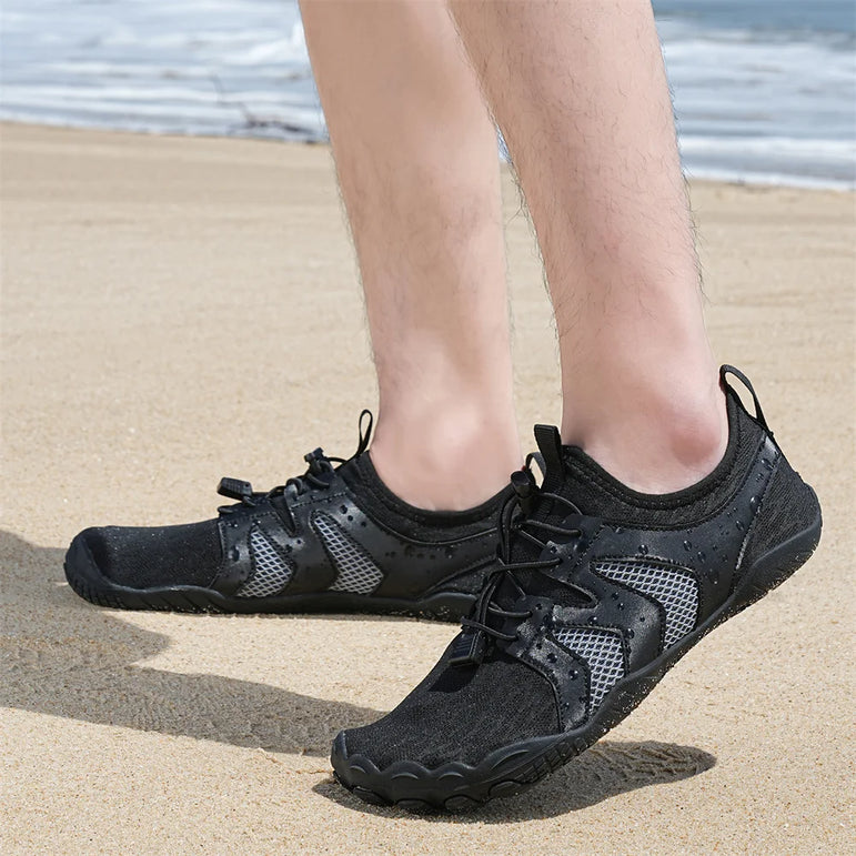 Women Men Water Shoes Five Fingers Upstream Wading Swimming Barefoot Aqua Shoes Beach Seaside Gym Fitness Unisex Sneakers New