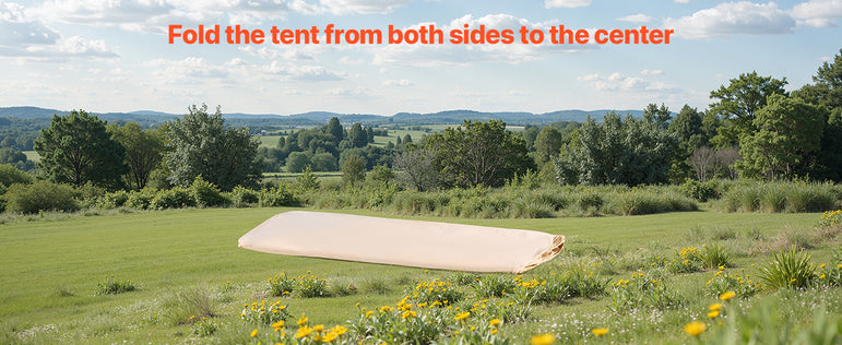 VEVOR Inflatable Tents for Camping Easy Setup Blow up Tent with Hand Pump Glamping Tent with Skylight Stove Jack & Mesh Windows