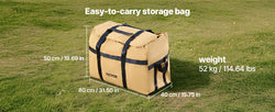 VEVOR Inflatable Tents for Camping Easy Setup Blow up Tent with Hand Pump Glamping Tent with Skylight Stove Jack & Mesh Windows